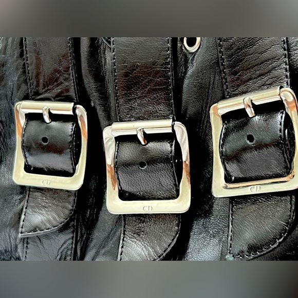 DIOR STUNNING Vintage Black Boots Amazing Condition WORN 1X and stored for 25yrs - Picture 9 of 13